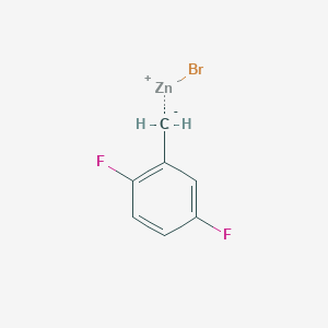 molecular formula C7H5BrF2Zn B1588186 2,5-Difluorobenzylzinc bromide CAS No. 307496-32-8
