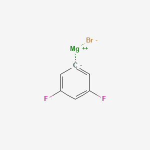 molecular formula C6H3BrF2Mg B1588187 3,5-Difluorophenylmagnesium bromide CAS No. 62351-47-7