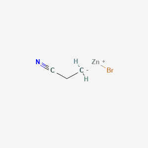 molecular formula C3H4BrNZn B1588188 Bromozinc(1+);propanenitrile CAS No. 312624-26-3