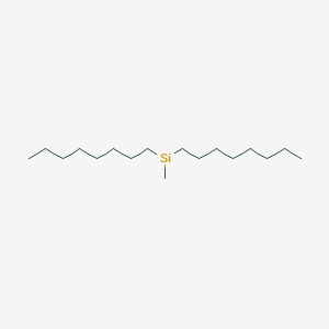 molecular formula C17H37Si B1588193 Methyl-di(n-octyl)silane CAS No. 51502-63-7