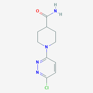molecular formula C10H13ClN4O B1588195 1-(6-氯吡啶-3-基)哌啶-4-甲酰胺 CAS No. 303149-97-5