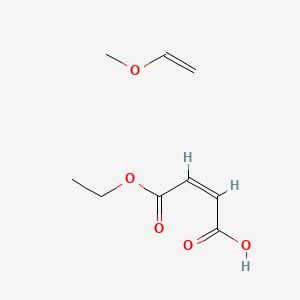 molecular formula C9H14O5 B1588201 (Z)-4-ethoxy-4-oxobut-2-enoic acid;methoxyethene CAS No. 25087-06-3