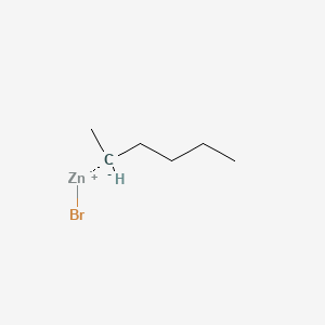 molecular formula C6H13BrZn B1588215 1-Methylpentylzinc bromide CAS No. 312693-13-3