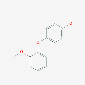 molecular formula C14H14O3 B158822 Benzene, 1-methoxy-2-(4-methoxyphenoxy)- CAS No. 1655-72-7