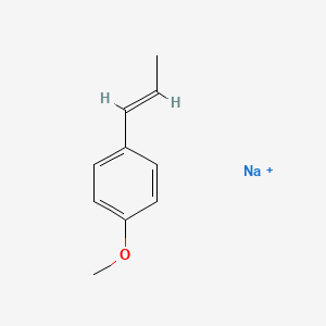 Benzenesulfonic acid, methoxy(1-propenyl)-, sodium salt, homopolymer
