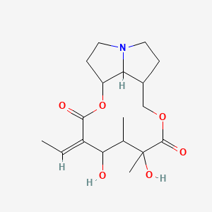 molecular formula C18H27NO6 B1588236 Hygrophylline CAS No. 3573-82-8
