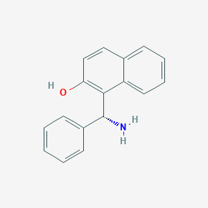 molecular formula C17H15NO B1588247 (R)-(-)-1-(alpha-Aminobenzyl)-2-naphthol CAS No. 219897-35-5