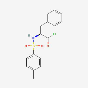 molecular formula C16H16ClNO3S B1588259 甲苯磺酰-L-苯丙氨酰氯 CAS No. 29739-88-6