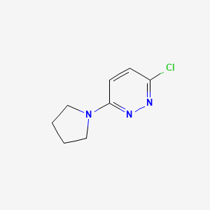 molecular formula C8H10ClN3 B1588260 3-Chloro-6-pyrrolidin-1-yl-pyridazine CAS No. 66346-85-8