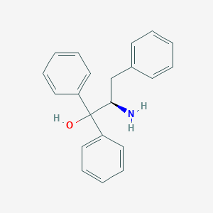 molecular formula C21H21NO B1588261 (R)-2-Amino-1,1,3-triphenylpropan-1-ol CAS No. 86906-05-0