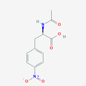 molecular formula C11H12N2O5 B1588263 (R)-2-Acetamido-3-(4-nitrophenyl)propanoic acid CAS No. 89615-73-6