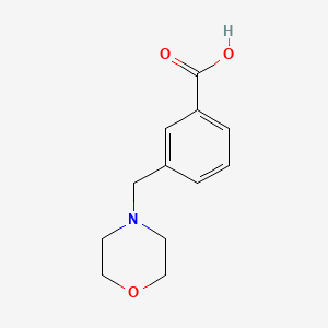molecular formula C12H15NO3 B1588265 3-(吗啉甲基)苯甲酸 CAS No. 67451-81-4