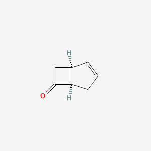 molecular formula C7H8O B1588268 (1S,5R)-bicyclo[3.2.0]hept-2-en-6-one CAS No. 71155-04-9