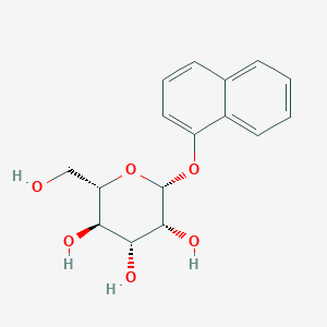B1588273 Naphthalen-1-yl beta-L-mannopyranoside CAS No. 84297-22-3