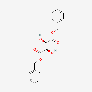 molecular formula C18H18O6 B1588275 (2R,3R)-Dibenzyl 2,3-dihydroxysuccinate CAS No. 622-00-4