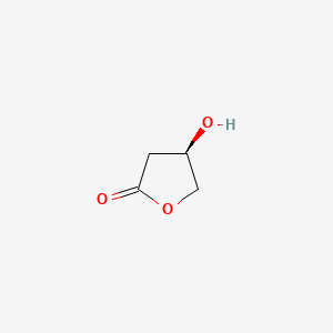 molecular formula C4H6O3 B1588278 (R)-4-Hydroxydihydrofuran-2(3H)-one CAS No. 58081-05-3