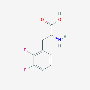 molecular formula C9H9F2NO2 B1588279 2,3-Difluoro-D-Phenylalanine CAS No. 266360-59-2