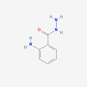 molecular formula C7H9N3O B158828 2-氨基苯甲酰肼 CAS No. 1904-58-1