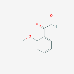 molecular formula C9H8O3 B1588284 2-(2-Methoxyphenyl)-2-oxoacetaldehyde CAS No. 27993-70-0