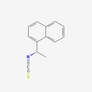 molecular formula C13H11NS B1588286 (S)-(+)-1-(1-萘基)乙基异硫氰酸酯 CAS No. 131074-55-0