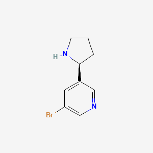 (S)-3-Bromo-5-pyrrolidin-2-yl-pyridine