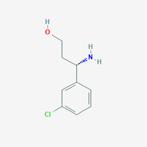 (s)-3-(3-Chlorophenyl)-beta-alaninol