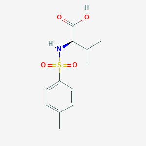molecular formula C12H17NO4S B015883 Tosyl-D-valine CAS No. 68005-71-0