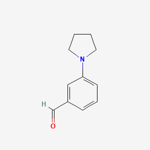 molecular formula C11H13NO B1588306 3-Pyrrolidin-1-ylbenzaldehyde CAS No. 857283-89-7