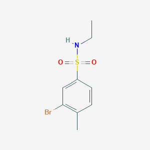 molecular formula C9H12BrNO2S B1588307 N-Ethyl 3-bromo-4-methylbenzenesulfonamide CAS No. 850429-65-1