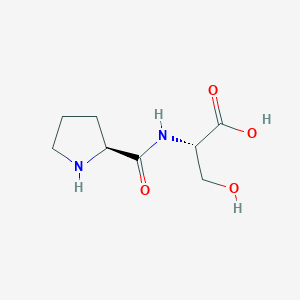 molecular formula C8H14N2O4 B1588308 Prolylserine CAS No. 71835-80-8