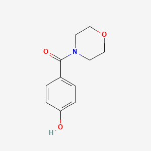 molecular formula C11H13NO3 B1588309 (4-Hydroxyphenyl)(morpholino)methanone CAS No. 18137-25-2