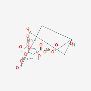 molecular formula C12H10Mn3O14 B158831 Manganese citrate CAS No. 10060-26-1