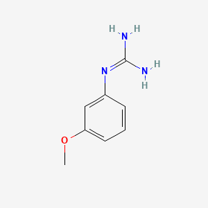 B1588313 1-(3-Methoxyphenyl)guanidine CAS No. 57004-60-1