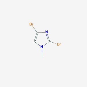 molecular formula C4H4Br2N2 B1588323 2,4-Dibromo-1-methyl-1H-imidazole CAS No. 53857-60-6