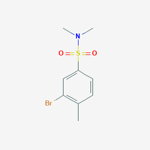 molecular formula C9H12BrNO2S B1588324 N,N-Dimethyl 3-bromo-4-methylbenzenesulfonamide CAS No. 850429-72-0