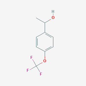 molecular formula C9H9F3O2 B158833 1-[4-(三氟甲氧基)苯基]乙醇 CAS No. 1737-28-6