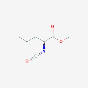 molecular formula C8H13NO3 B1588337 (S)-(-)-2-Isocyanato-4-methylvaleric Acid Methyl Ester CAS No. 39570-63-3