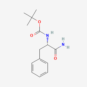 molecular formula C14H20N2O3 B1588339 Boc-L-phenylalaninamide CAS No. 35150-06-2