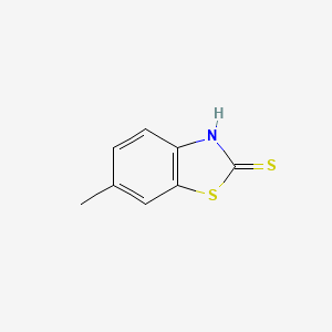 molecular formula C8H7NS2 B1588342 6-Methylbenzo[D]thiazole-2-thiol CAS No. 2268-79-3