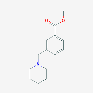 molecular formula C14H19NO2 B1588343 Methyl 3-(piperidin-1-ylmethyl)benzoate CAS No. 73278-90-7