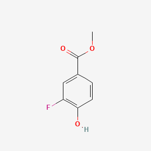 molecular formula C8H7FO3 B1588349 Methyl 3-fluoro-4-hydroxybenzoate CAS No. 403-01-0