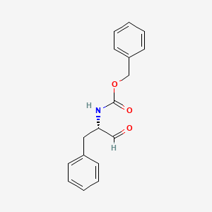 molecular formula C17H17NO3 B1588352 苄氧羰基-L-苯丙氨酸醛 CAS No. 59830-60-3