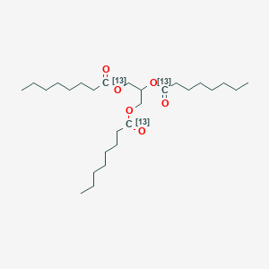 molecular formula C27H50O6 B1588366 Tricaprilin-13C3 CAS No. 65402-55-3
