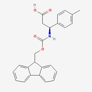 (S)-3-((((9H-Fluoren-9-yl)methoxy)carbonyl)amino)-3-(p-tolyl)propanoic acid