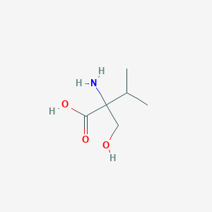 molecular formula C6H13NO3 B1588374 Dl-2-isopropylserine CAS No. 7522-43-2