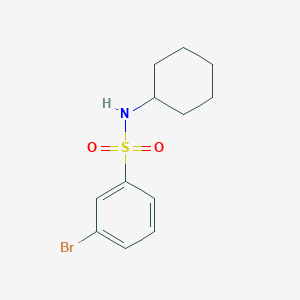 molecular formula C12H16BrNO2S B1588379 N-Cyclohexyl 3-bromobenzenesulfonamide CAS No. 871269-10-2