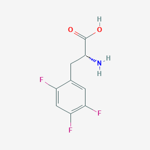 molecular formula C9H8F3NO2 B1588389 (R)-2,4,5-三氟苯丙氨酸 CAS No. 1217601-63-2