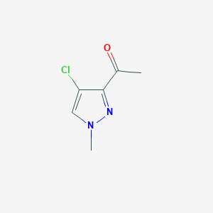 molecular formula C6H7ClN2O B1588391 1-(4-chloro-1-methyl-1H-pyrazol-3-yl)ethanone CAS No. 1004194-08-4
