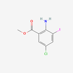 Methyl 2-amino-5-chloro-3-iodobenzoate