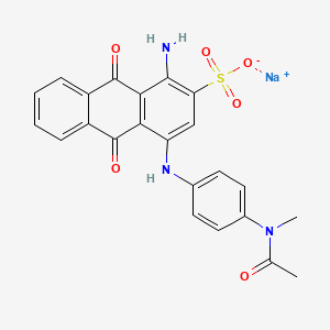 molecular formula C23H19N3O6S.Na<br>C23H19N3NaO6S B1588404 Acid blue 41 CAS No. 2666-17-3